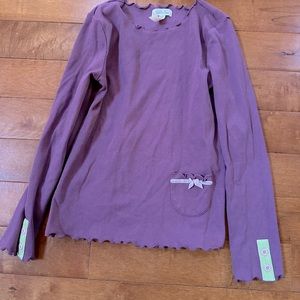 Matilda Jane size 10 maroon long sleeved